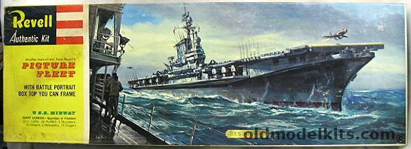 Revell 1/547 USS Midway Carrier Picture Fleet, H373-300 plastic model kit